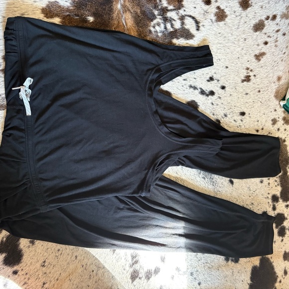 Vuori Black Tank Jumpsuit with Drawstring - Picture 3 of 7